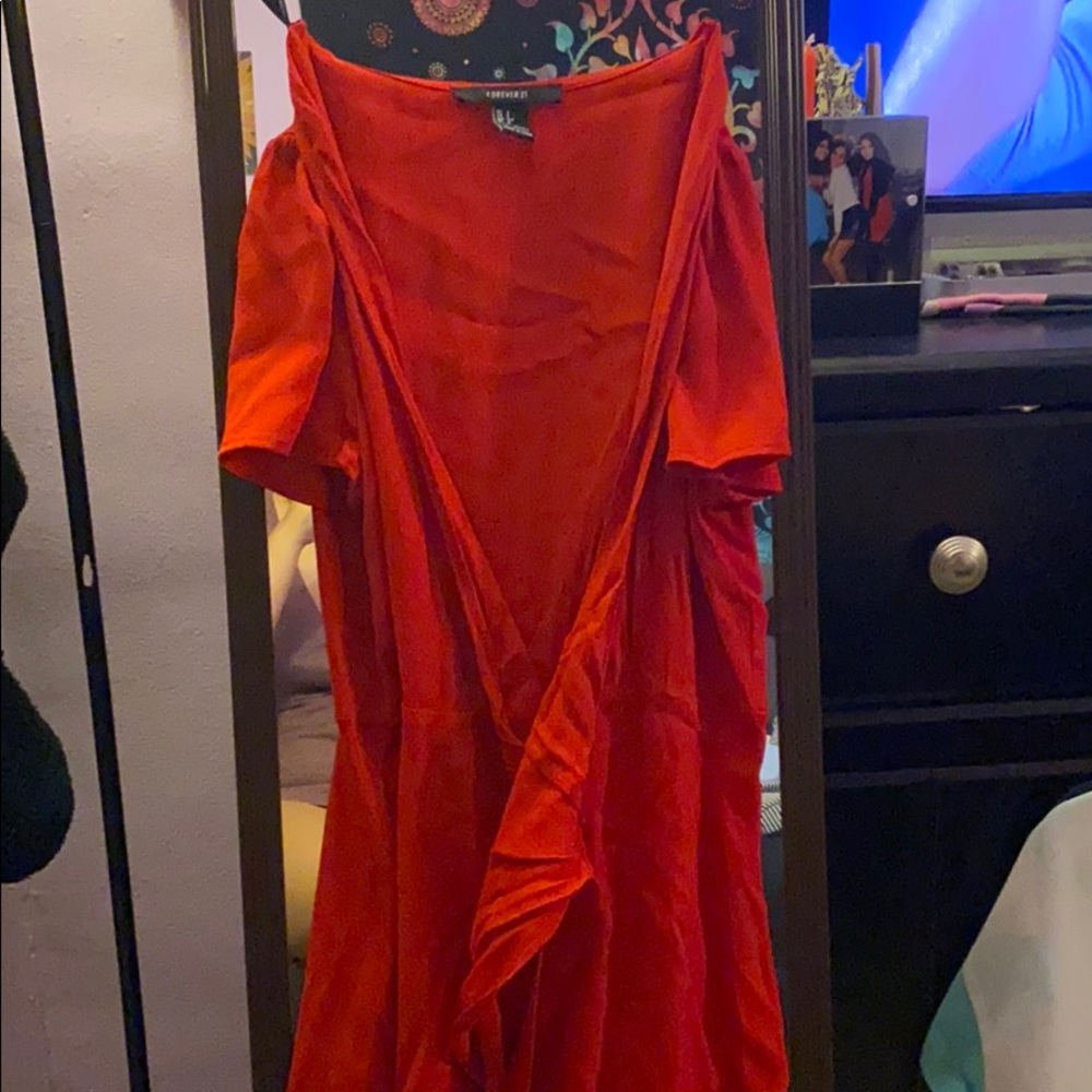 Red dress